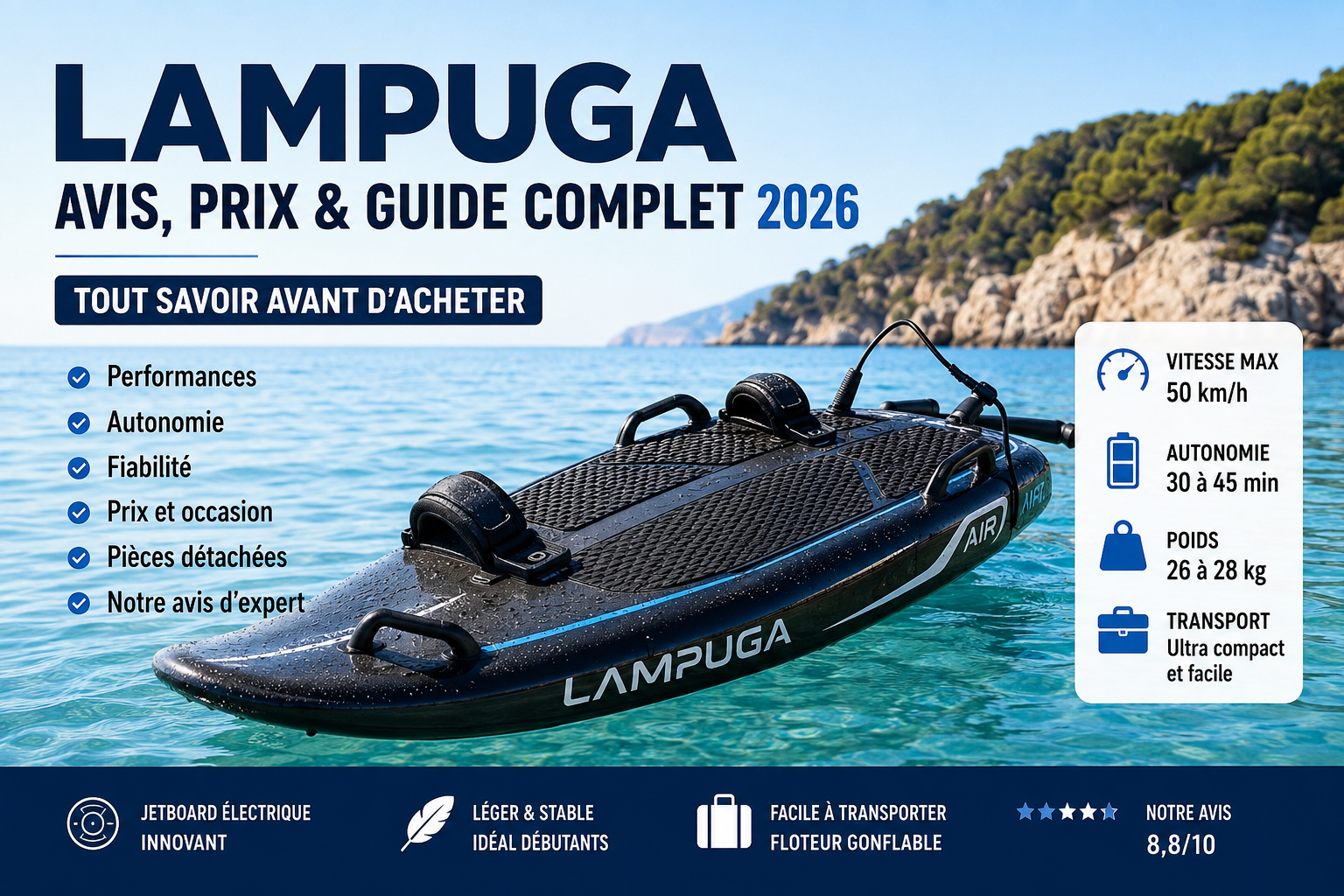 Lampuga : avis, prix, Lampuga Air et guide complet