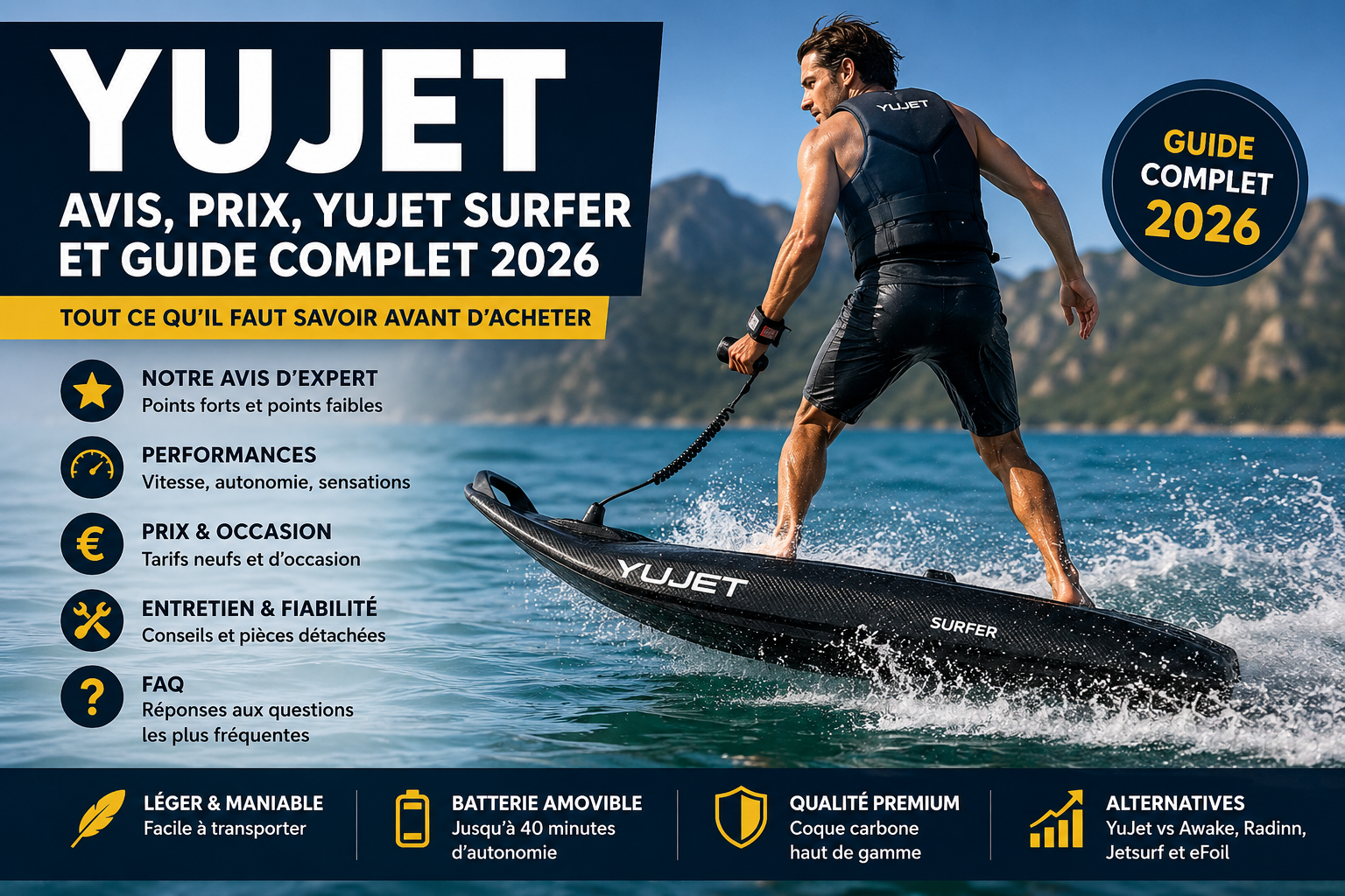 YuJet : avis, prix, YuJet Surfer et guide complet